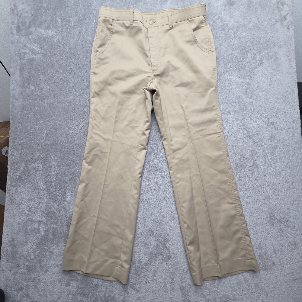 Levi's Tailored For Men Pants 36x30 Beige Khakis Straight USA